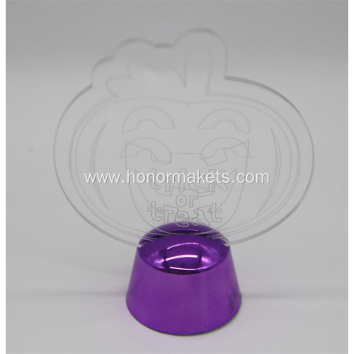 Pumpkin Head Halloween LED Mirror Light